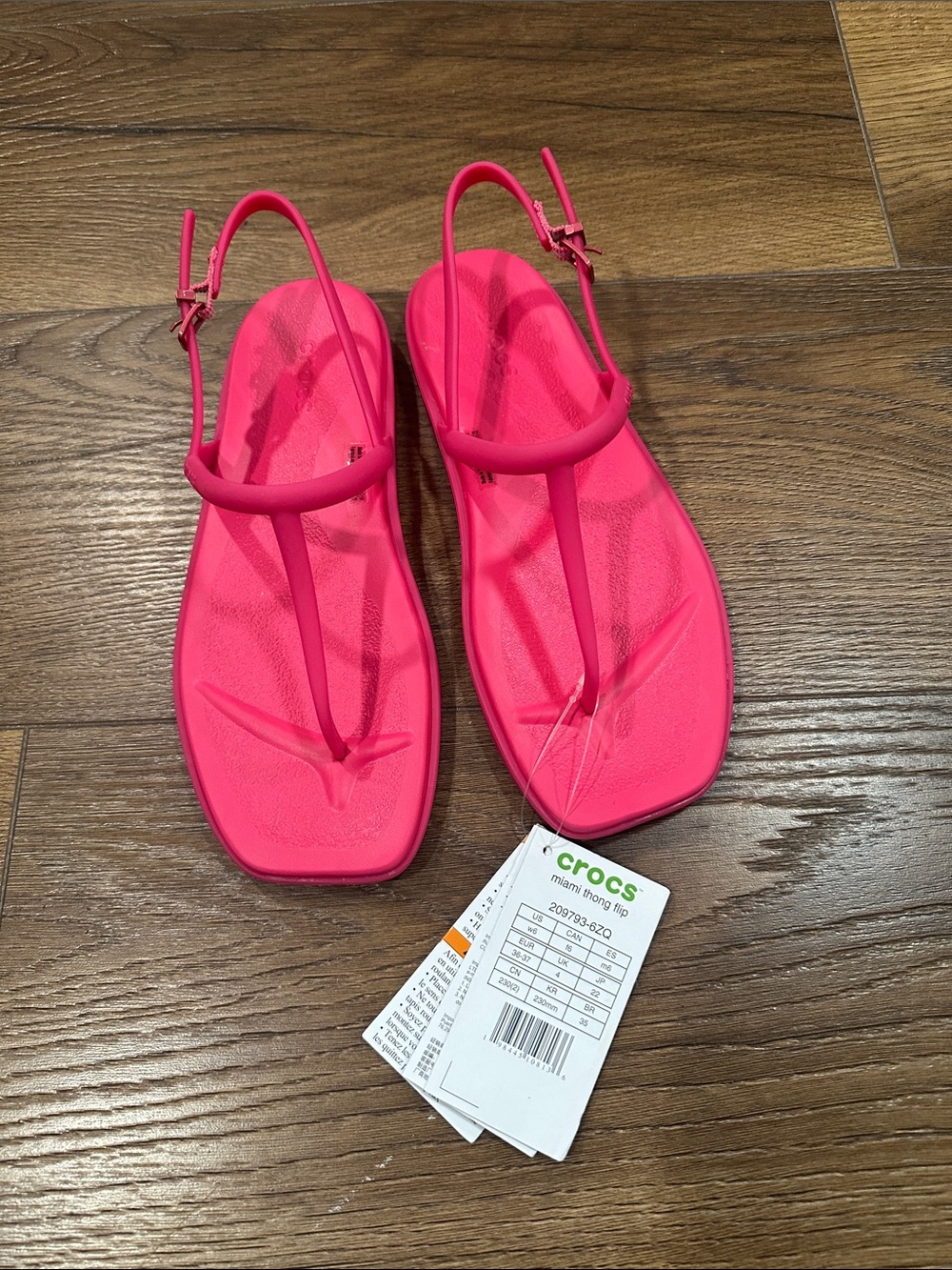 CROCS Women’s Miami Hot Pink Sandals